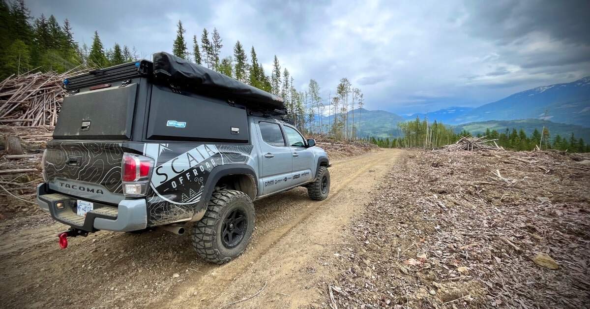 tacoma on BC logging road